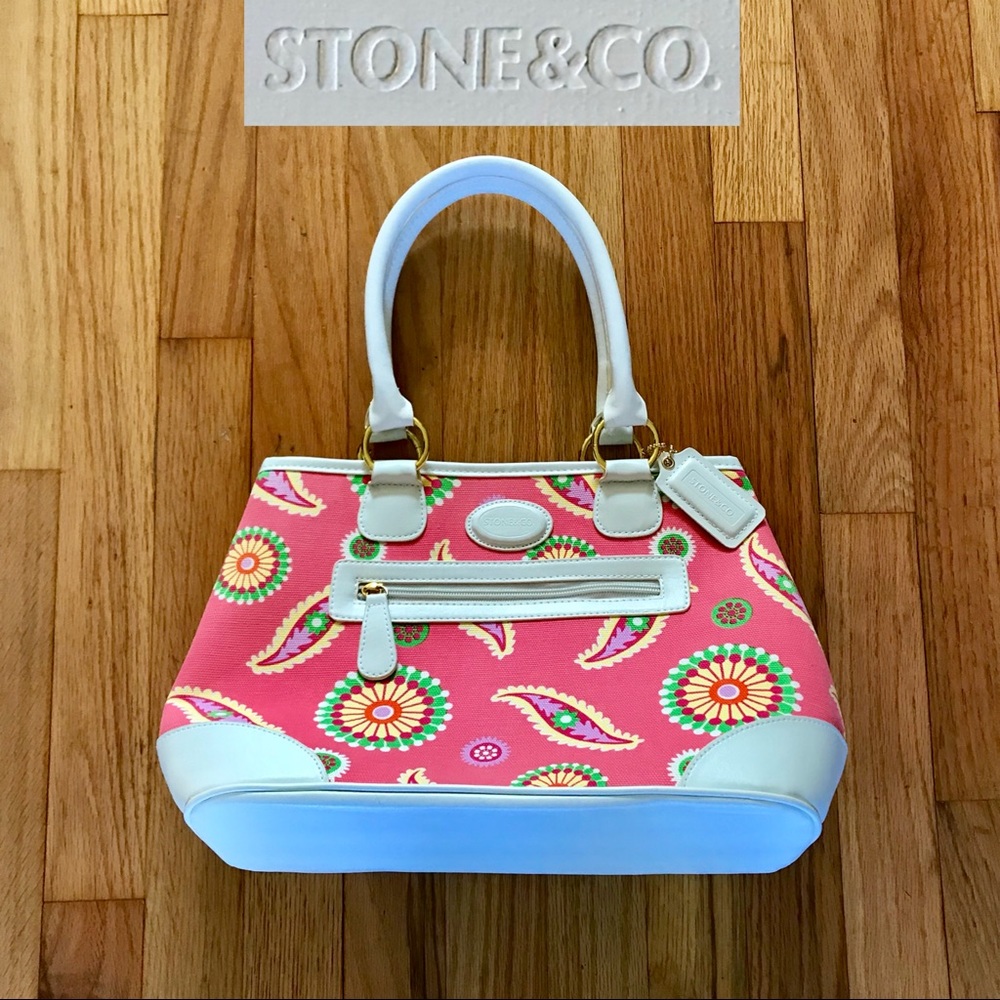 NWOT - STONE & CO. Salmon-Colored Handbag